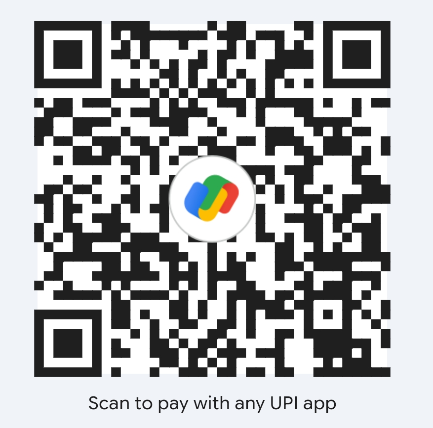 Scan to pay fees with any UPI app